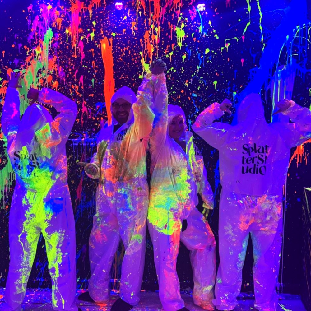 Splatter Lyon Splatter Studio | Atlanta's Immersive Paint Splatter Experience